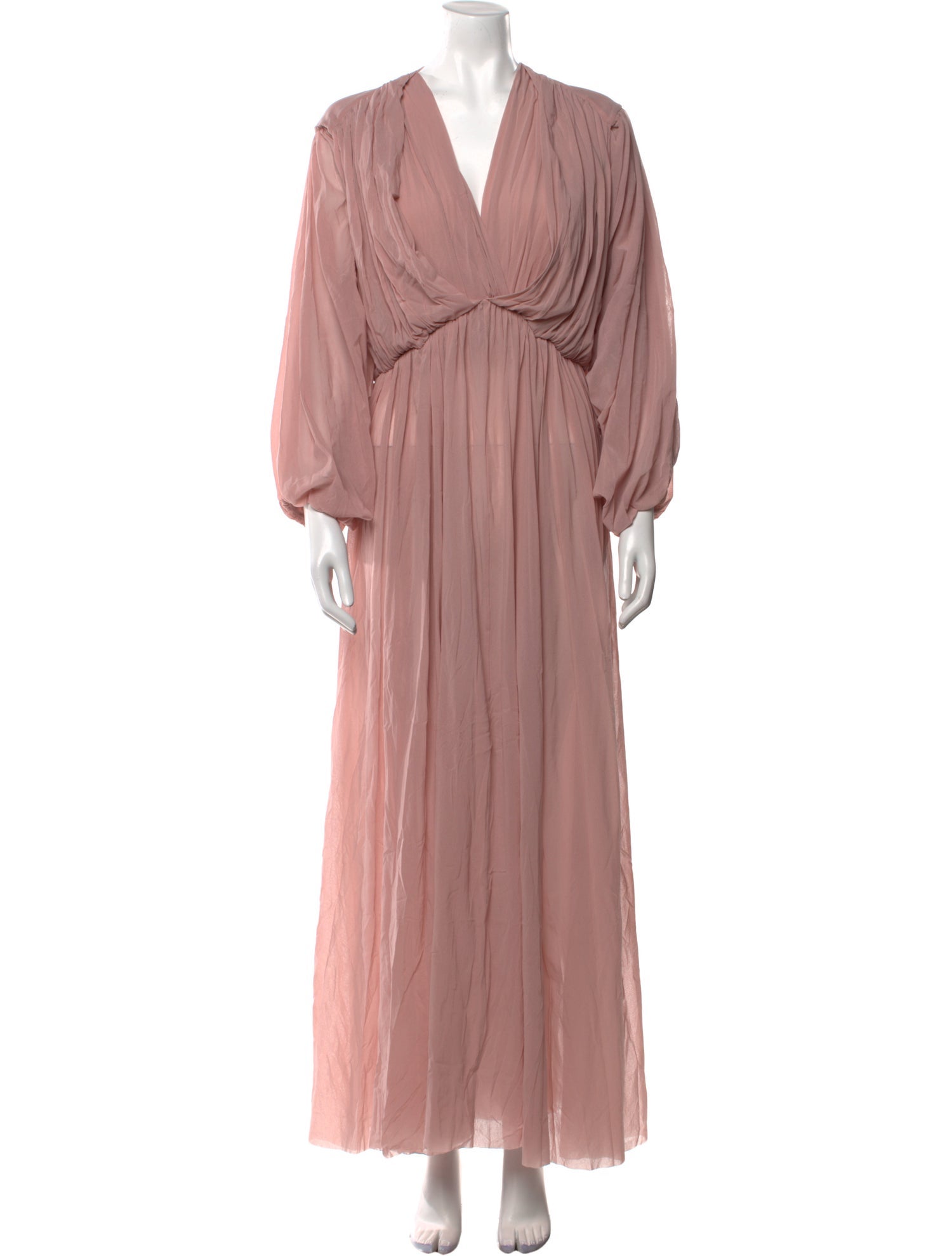 philosophy pink dress Philosophy di Lorenzo Serafini - Pink maxi dress with perforation A04512120
