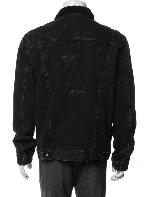 Supreme x Levi's 2016 Bleached Sherpa Trucker Trucker Jacket