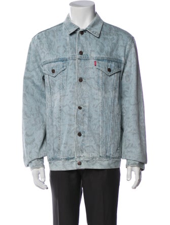 Supreme x Levi's 2017 Snakeskin Trucker Denim Jacket