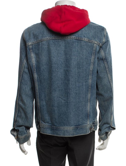 Supreme x Levi's 2017 Fleece Hooded Trucker Denim Jacket