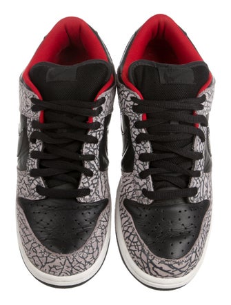 Supreme x Nike Dunk SB Low 'Black Cement' Sneakers