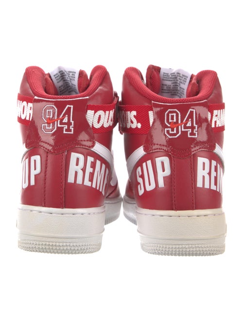 Supreme x Nike Air Force 1 High 'World Famous' Sneakers