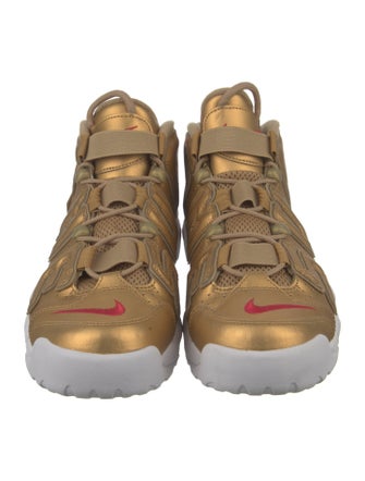 Supreme x Nike Air More Uptempo 'Metallic Gold' Sneakers