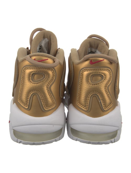 Supreme x Nike Air More Uptempo 'Metallic Gold' Sneakers