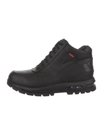 Supreme x Nike 2021 Air Max Goadome 'Black' Lace-Up Boots