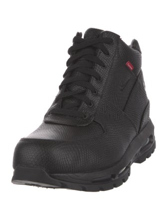 Supreme x Nike 2021 Air Max Goadome 'Black' Lace-Up Boots