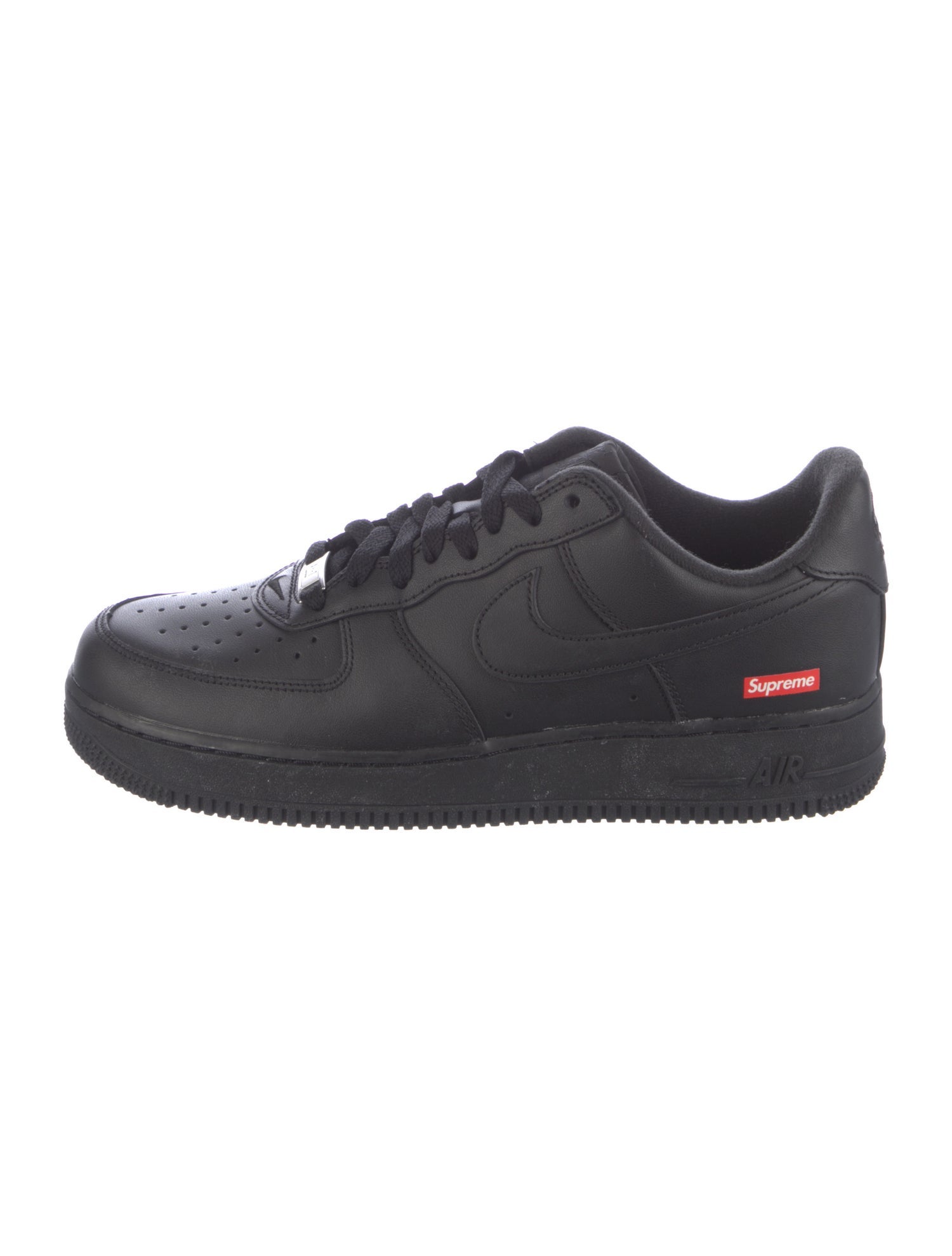 Supreme x Nike Air Force 1 Low 'Black' Sneakers