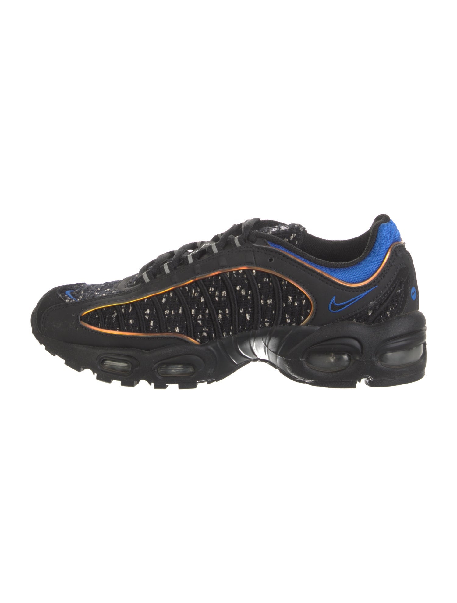 Supreme x Nike Air Max Tailwind 4 'Black' Athletic Sneakers