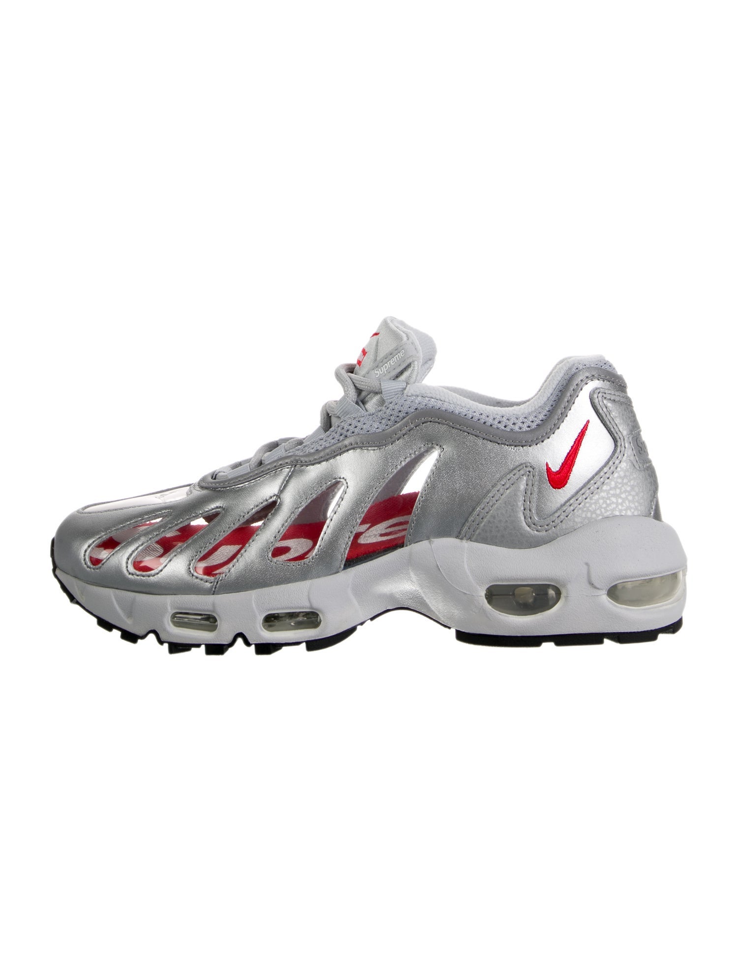 Supreme x Nike 96 Silver Bullet Athletic Sneakers