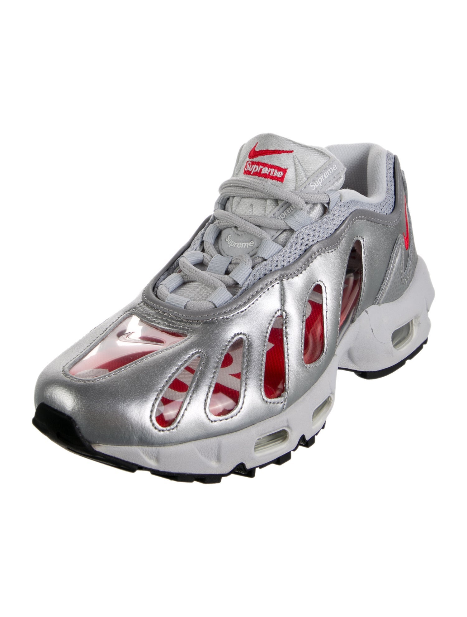 Supreme x Nike 96 Silver Bullet Athletic Sneakers