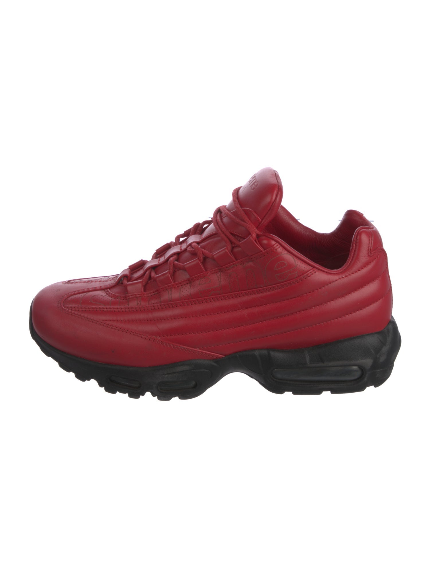 Supreme x Nike Air Max 95 Lux 'Gym Red' Chunky Sneakers
