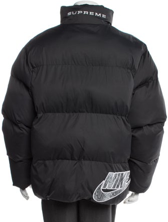 Supreme x Nike Reversible Graphic Print Puffer Coat