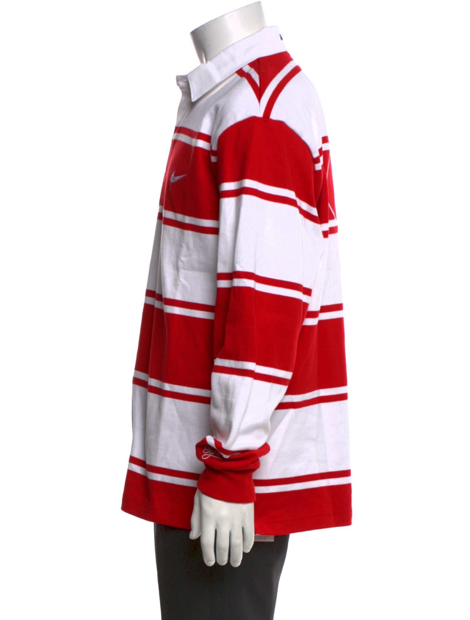 Supreme x Nike 2025 Stripe Rugby Polo Shirt w/ Tags