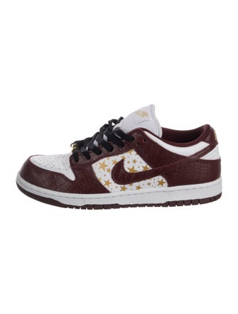 Supreme x Nike SB Dunk Low 'Stars Barkroot Brown' (2021) Sneakers