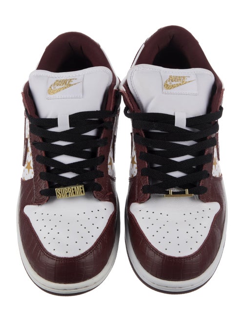 Supreme x Nike SB Dunk Low 'Stars Barkroot Brown' (2021) Sneakers