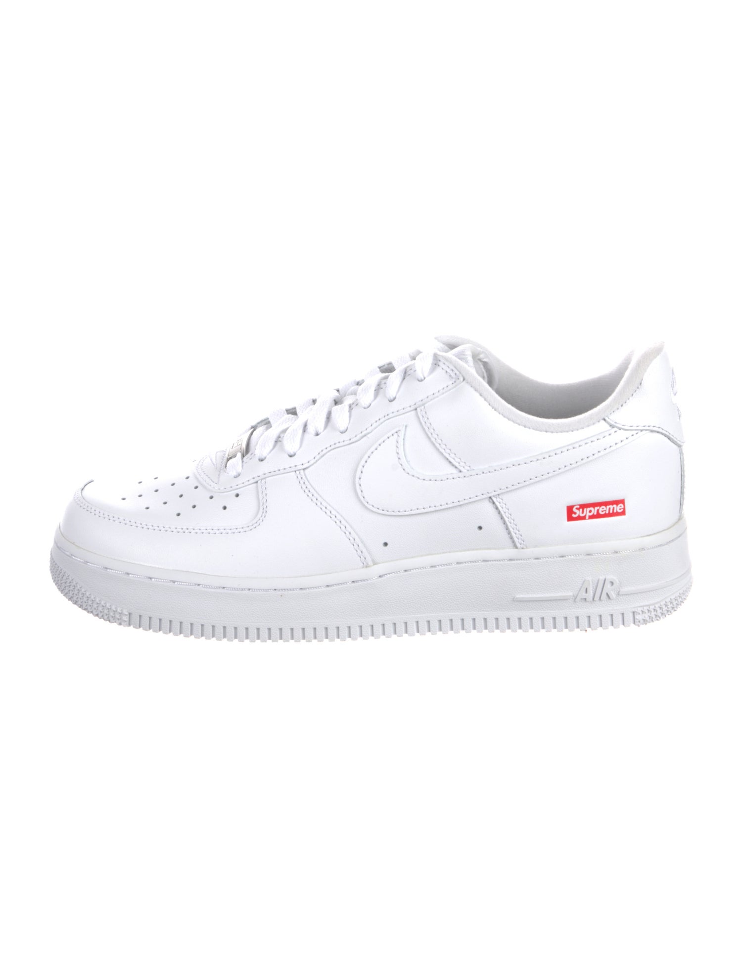 Supreme x Nike Air Force 1 'Box Logo - White' Sneakers