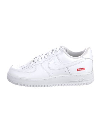 Supreme x Nike Air Force 1 'Box Logo - White' Sneakers