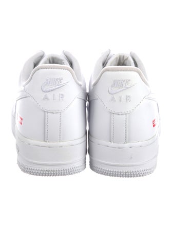 Supreme x Nike Air Force 1 'Box Logo - White' Sneakers