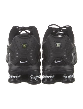 Supreme x Nike Shox Ride 2 'Black' Athletic Sneakers