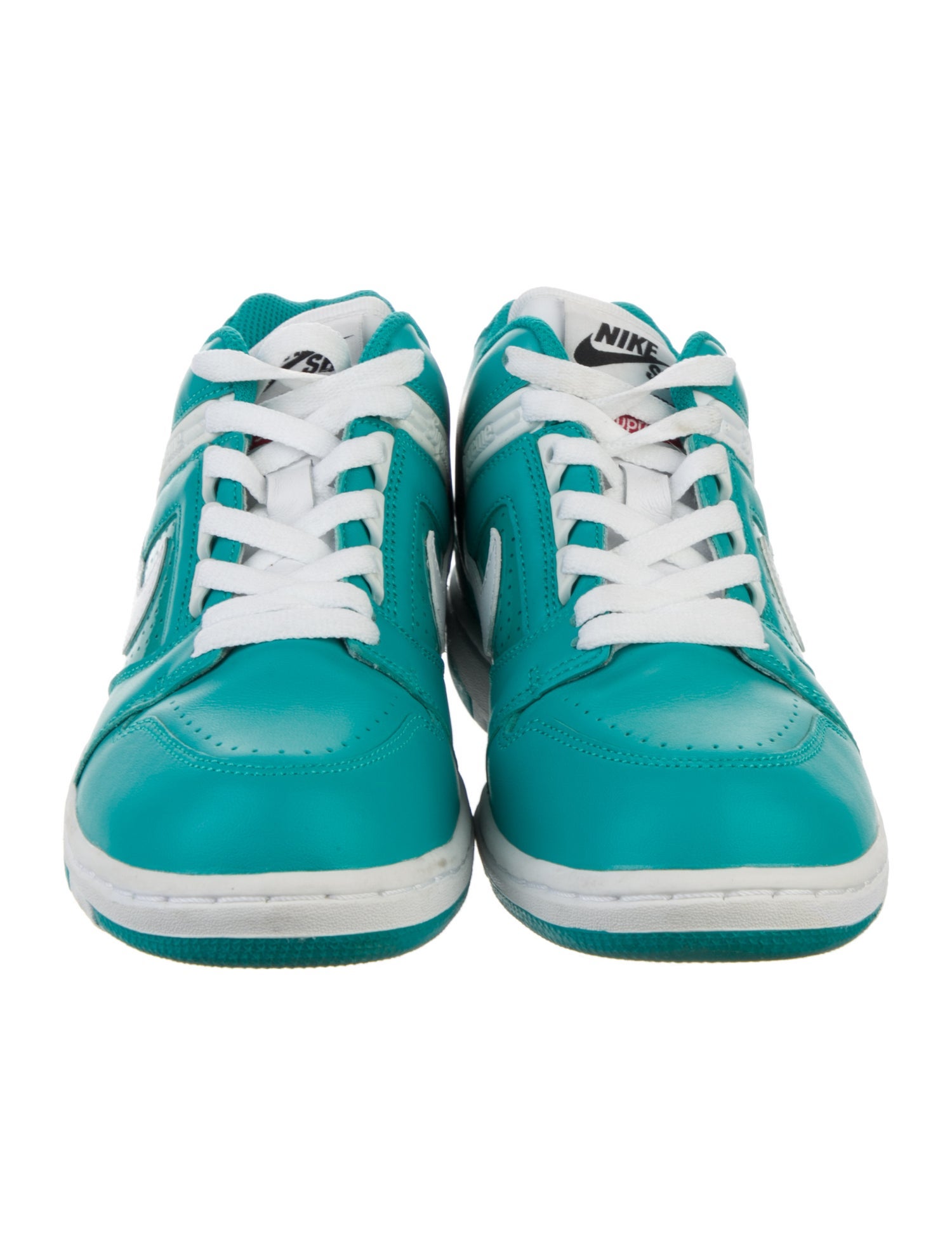 Supreme x Nike Air Force SB 2 'Teal' Athletic Sneakers