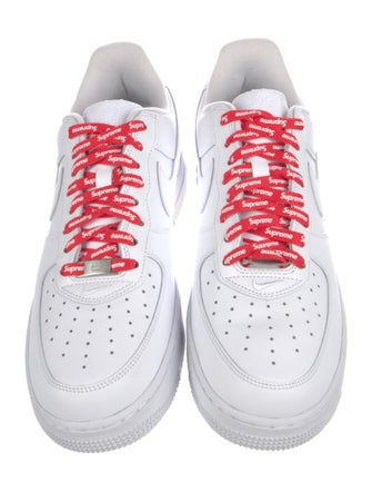 Supreme x Nike Air Force 1 Low 'Box Logo - White' Sneakers