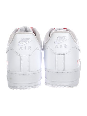 Supreme x Nike Air Force 1 Low 'Box Logo - White' Sneakers