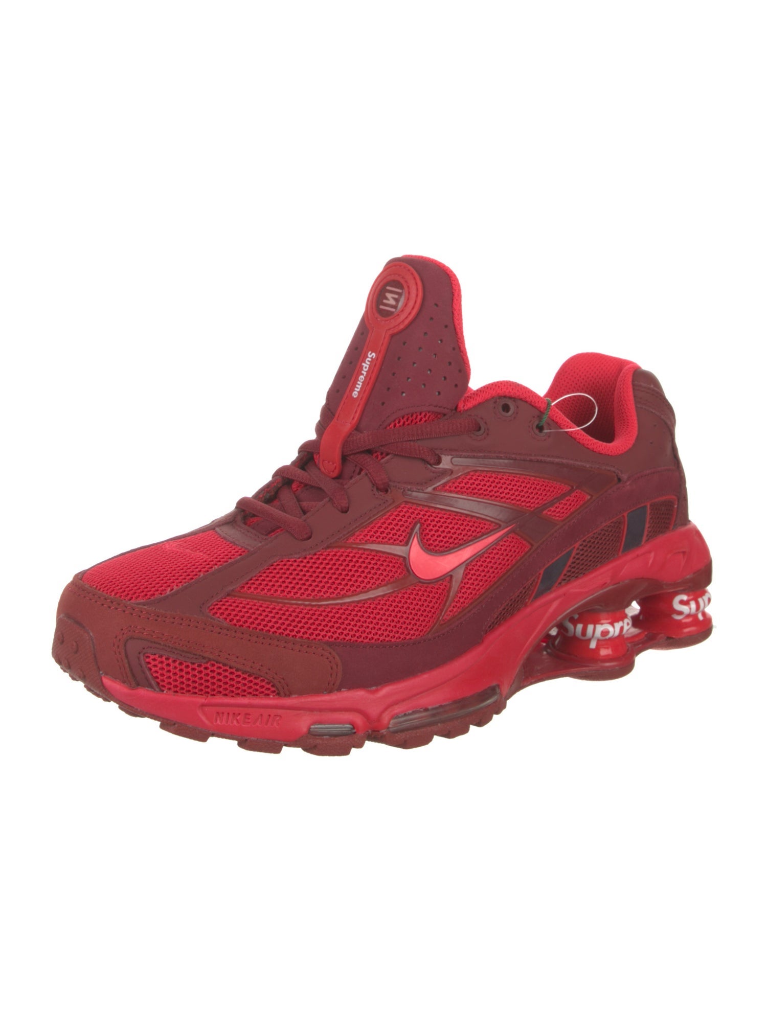 Supreme x Nike Shox Ride 2 SP 'Supreme Red' Athletic Sneakers