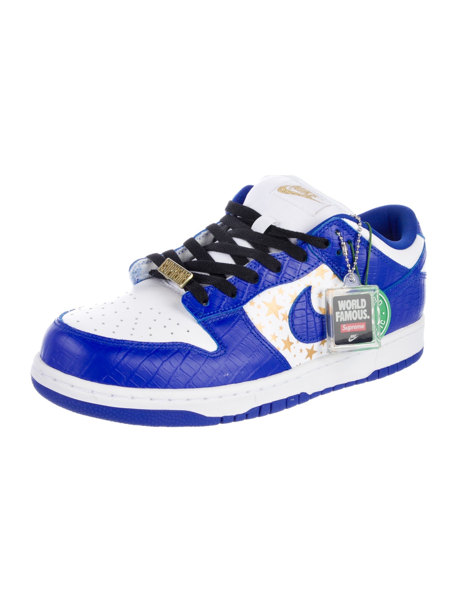Supreme x Nike SB Dunk Low 'Stars Hyper Royal' Sneakers
