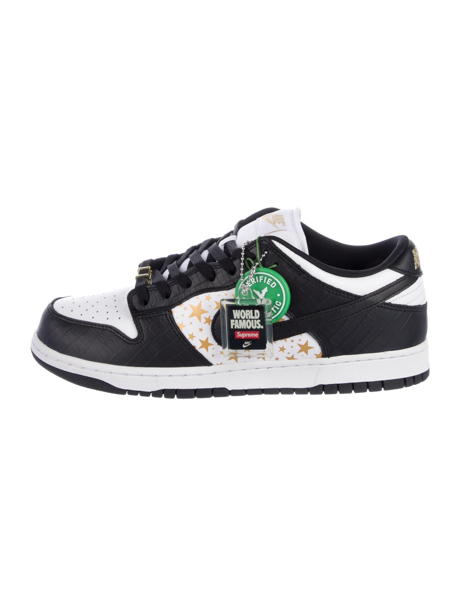 Supreme x Nike SB Dunk Low 'Stars' Sneakers w/ Tags