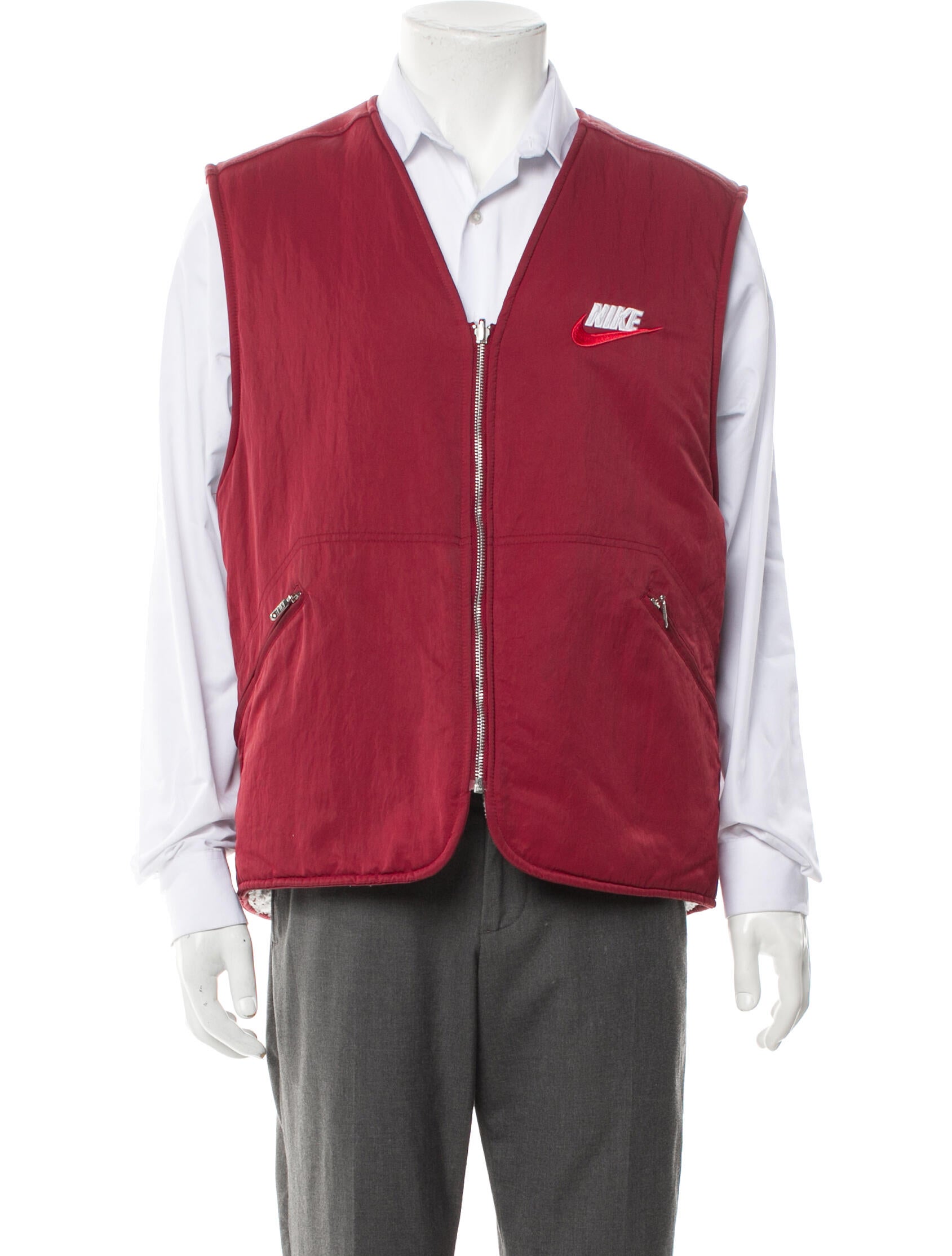 Supreme x Nike 2018 Reversible Nylon Sherpa Vest