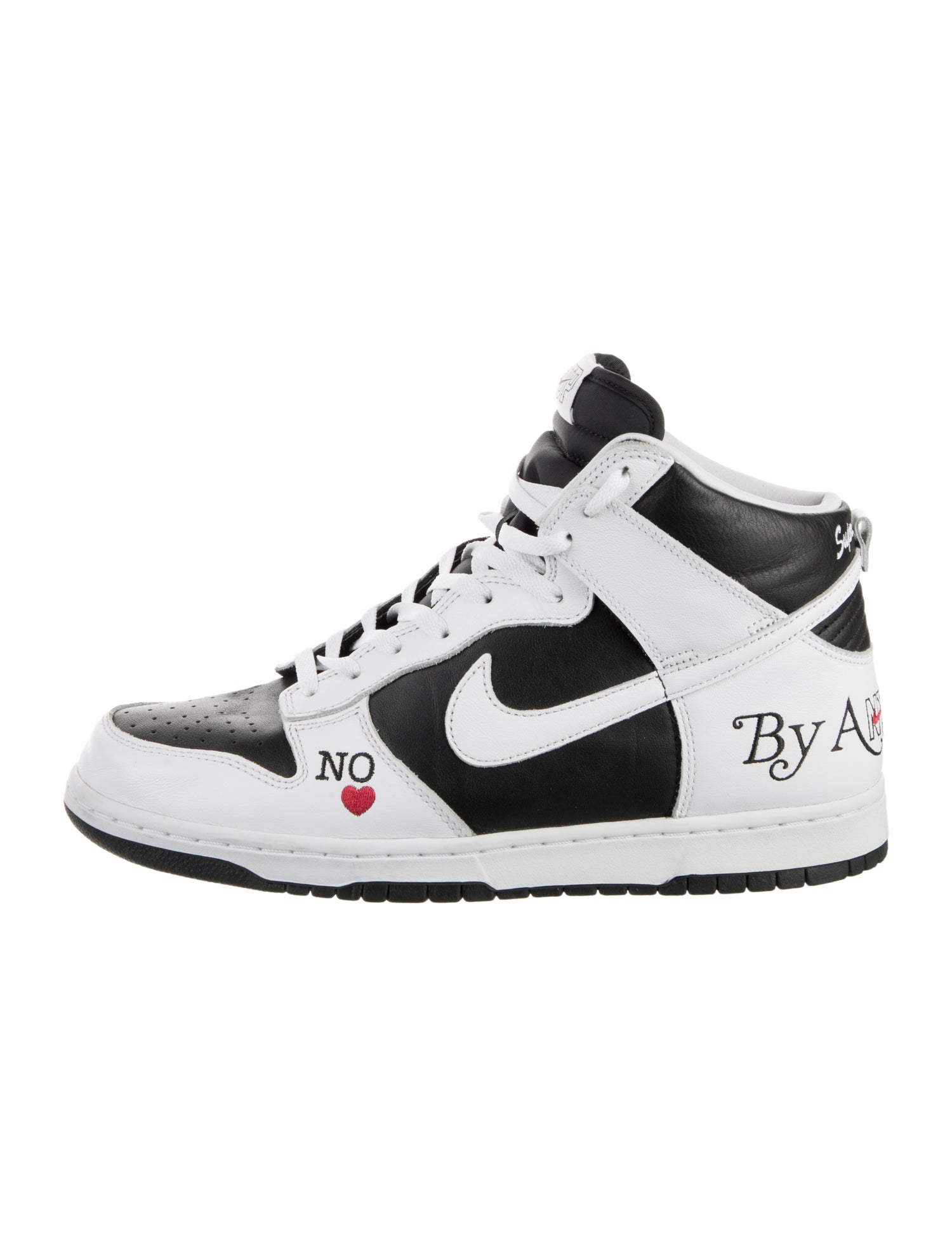 Supreme x Nike SB Dunk High By Any Means 'Black' Sneakers