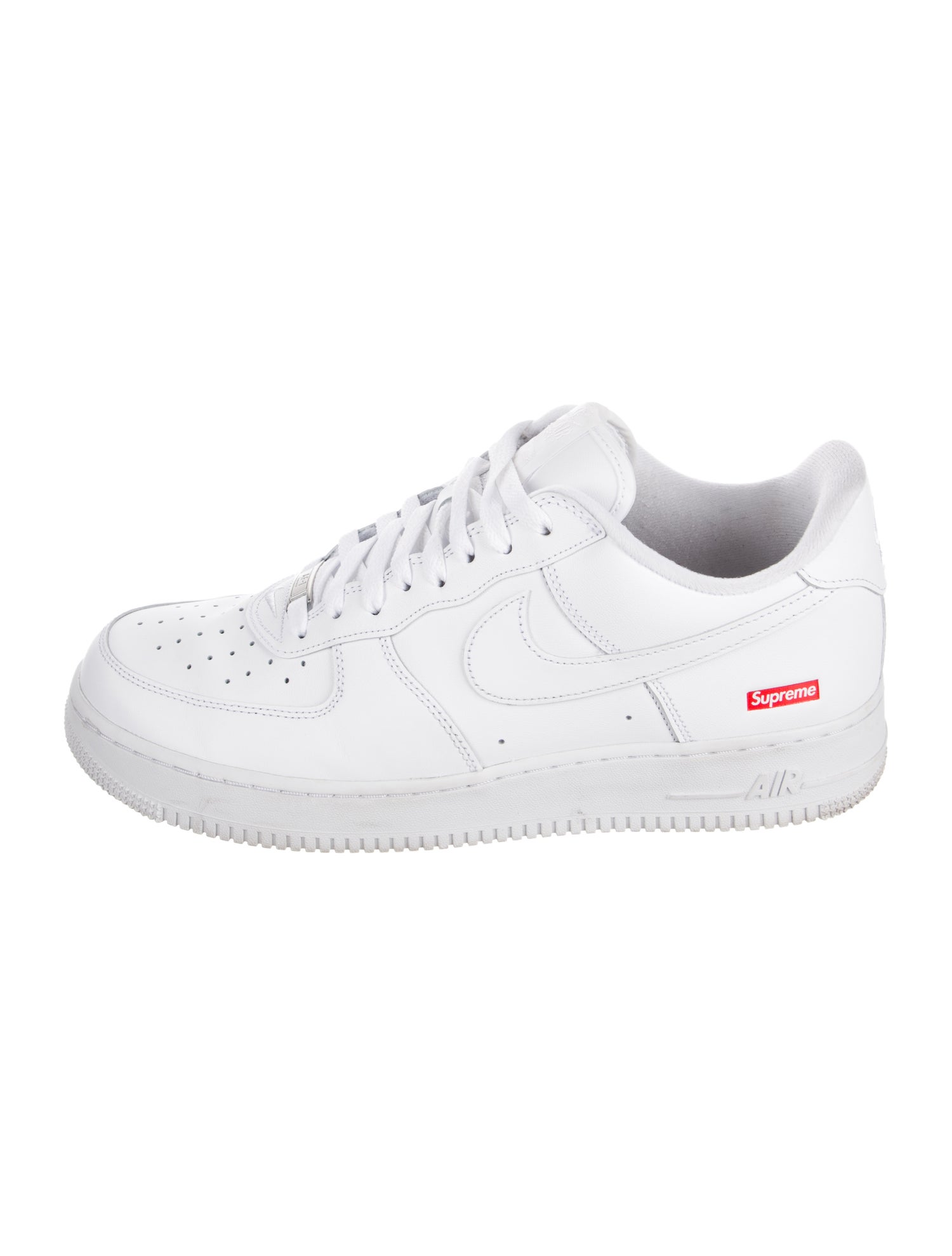 Supreme x Nike Air Force 1 Low 'White' Sneakers