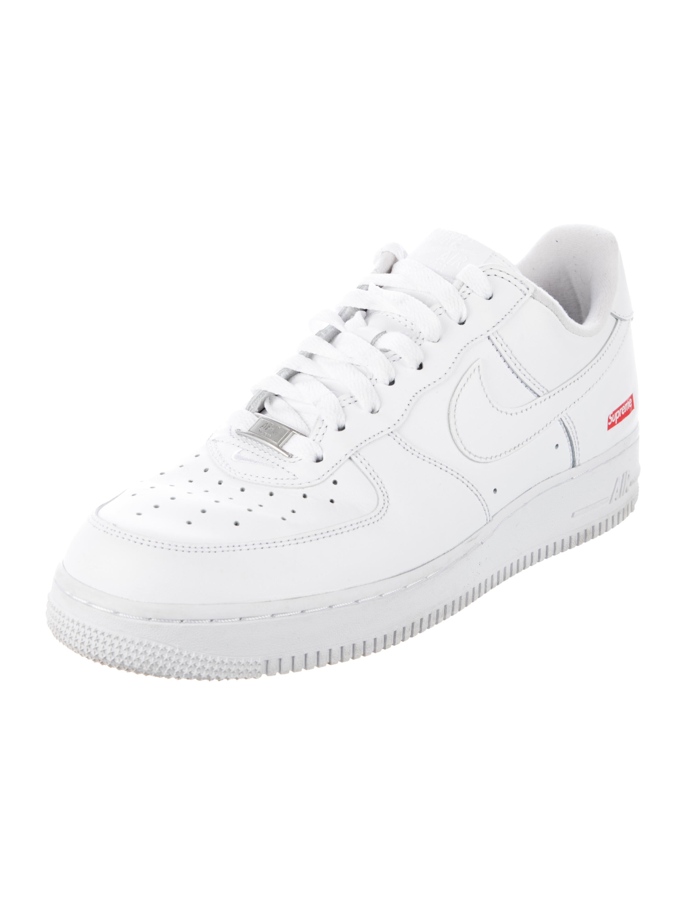 Supreme x Nike Air Force 1 Low 'White' Sneakers