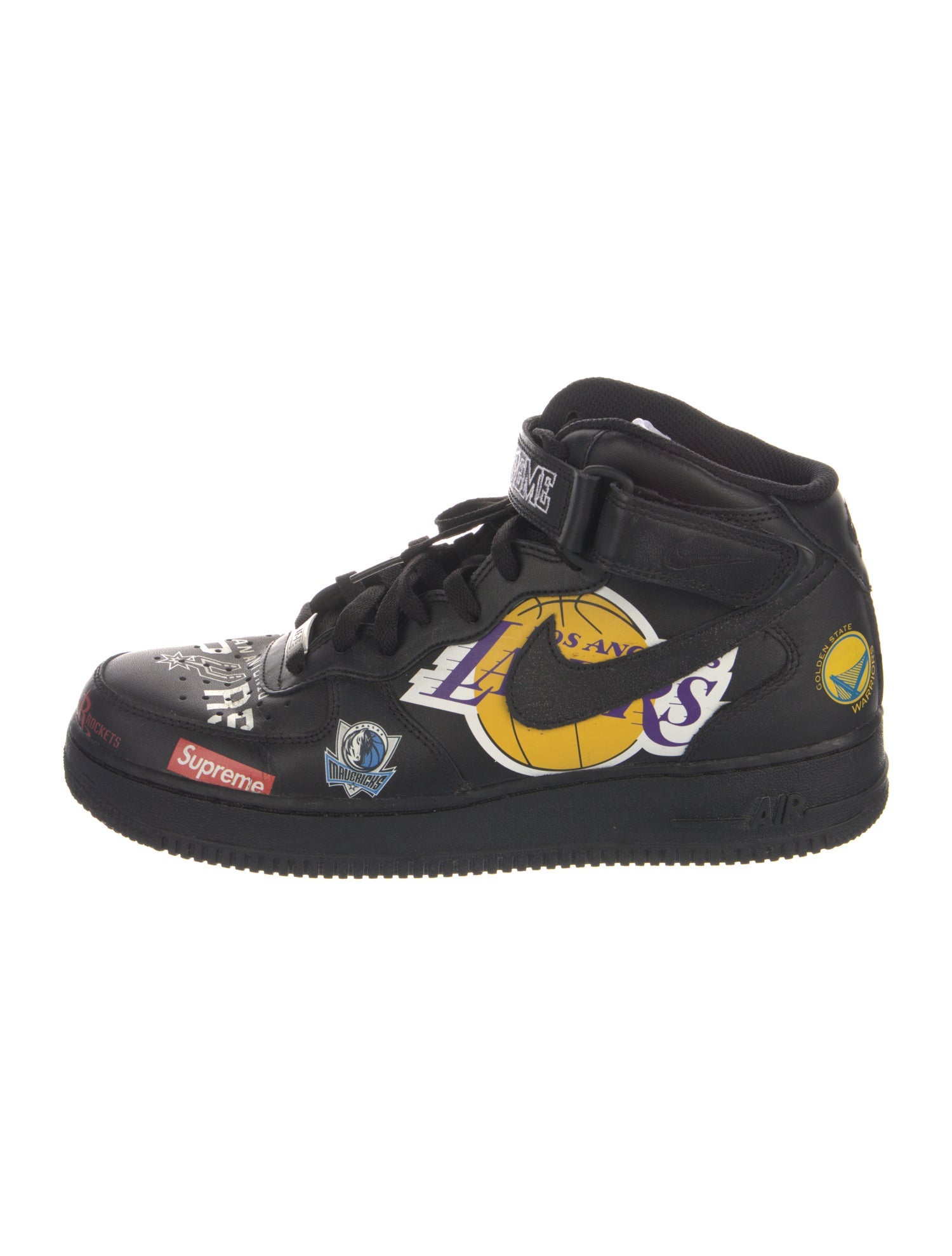 Supreme x Nike X NBA Air Force 1 Mid Sneakers