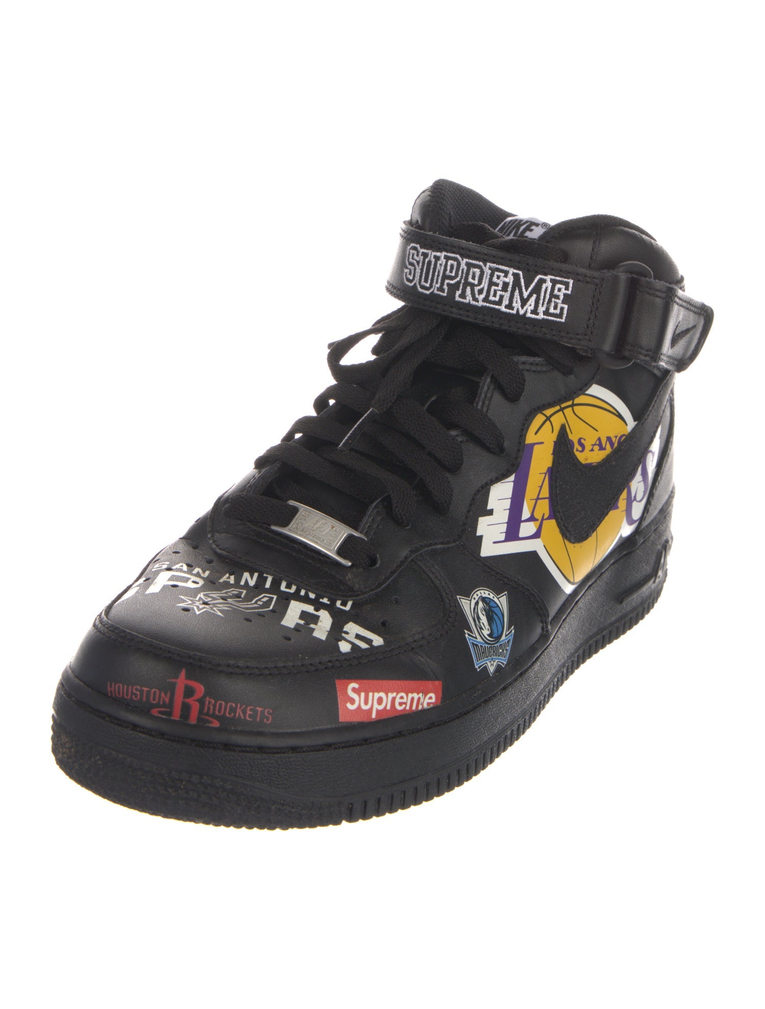 Supreme x Nike X NBA Air Force 1 Mid Sneakers