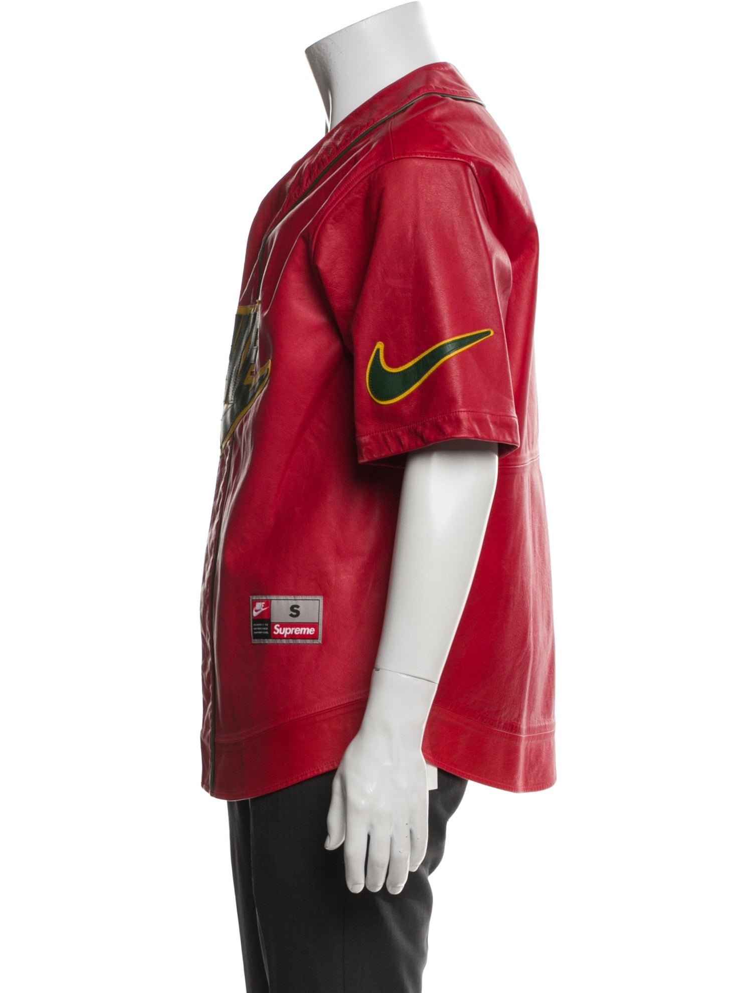 Supreme x Nike 2019 Leather Baseball T-Shirt
