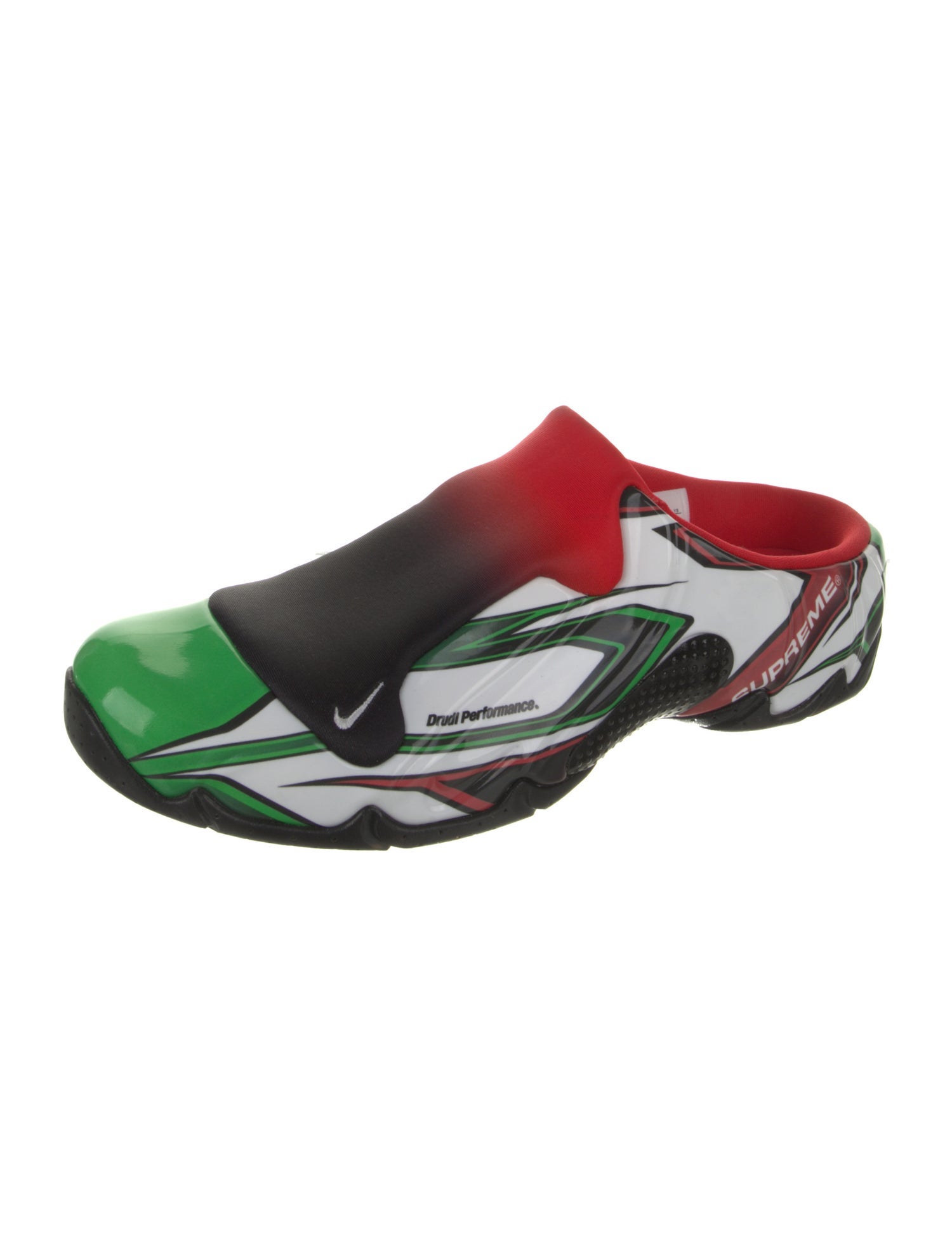 Supreme x Nike Clogposite 'White Gym Red Green' Sneakers