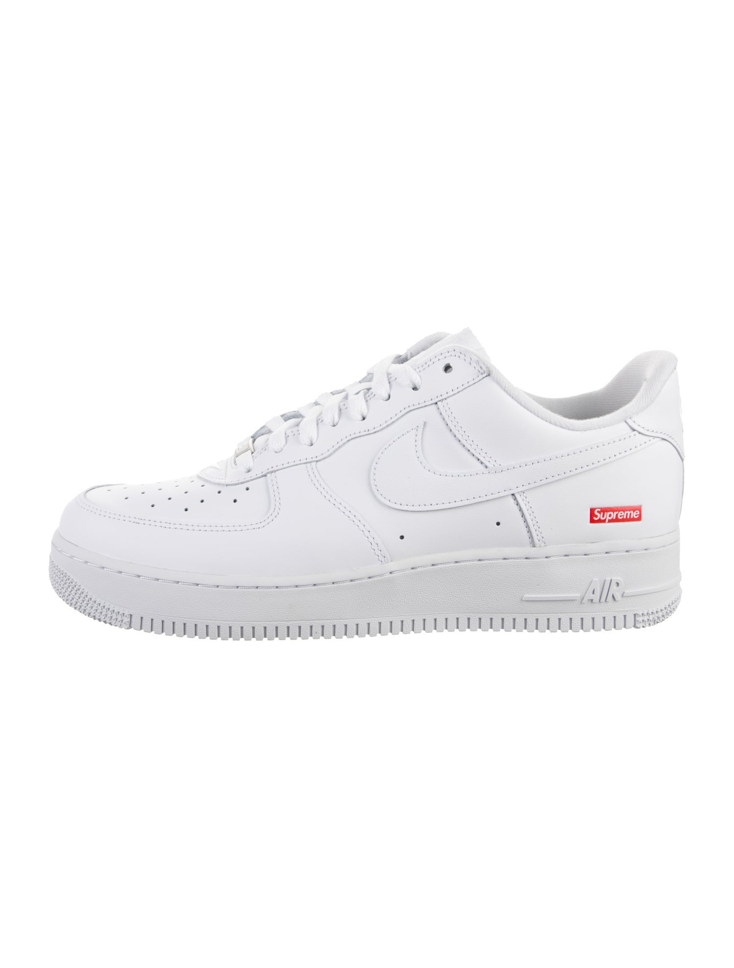 Supreme x Nike Air Force 1 Low 'White' Sneakers