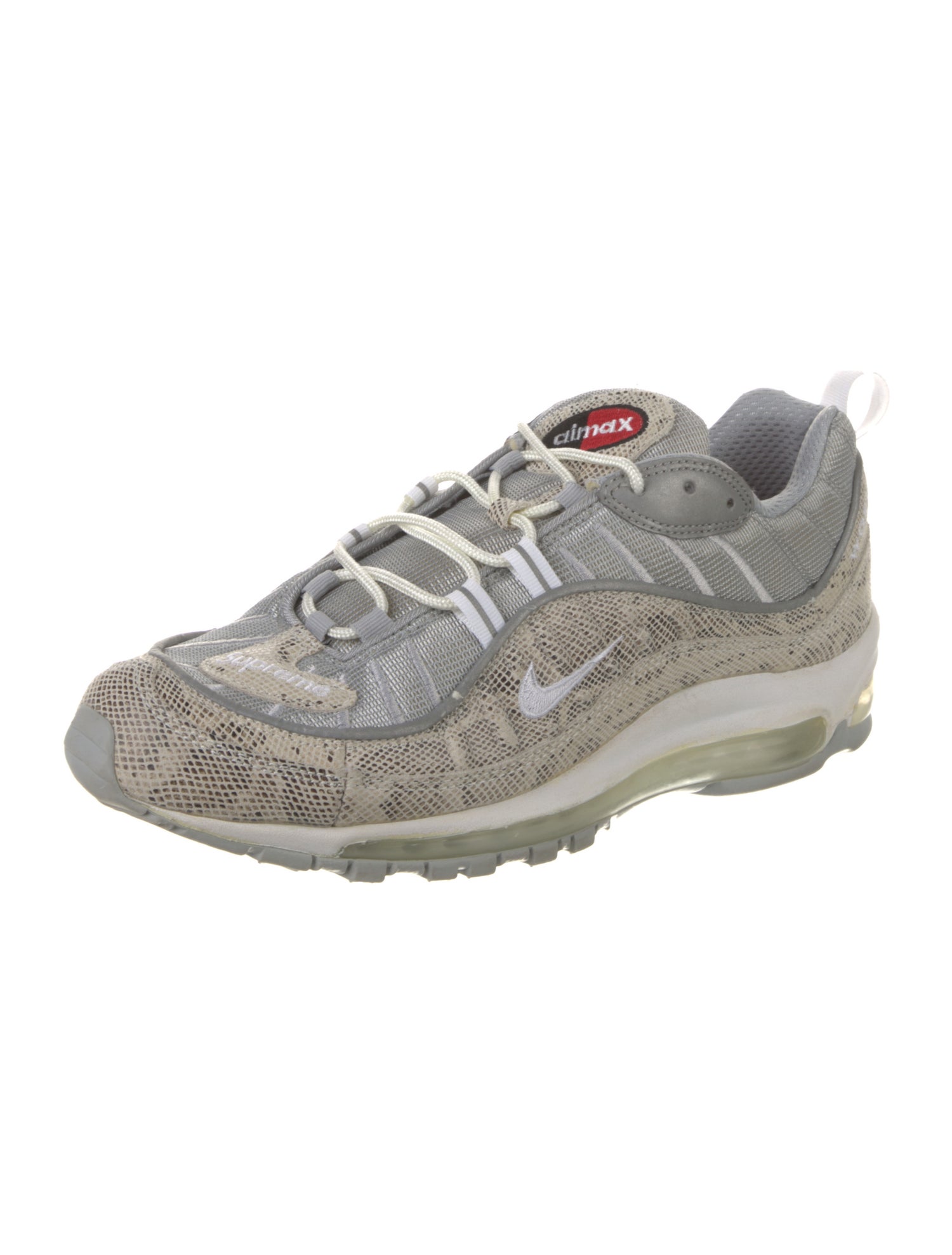 Supreme x Nike Air Max 98 Supreme Snakeskin Athletic Sneakers