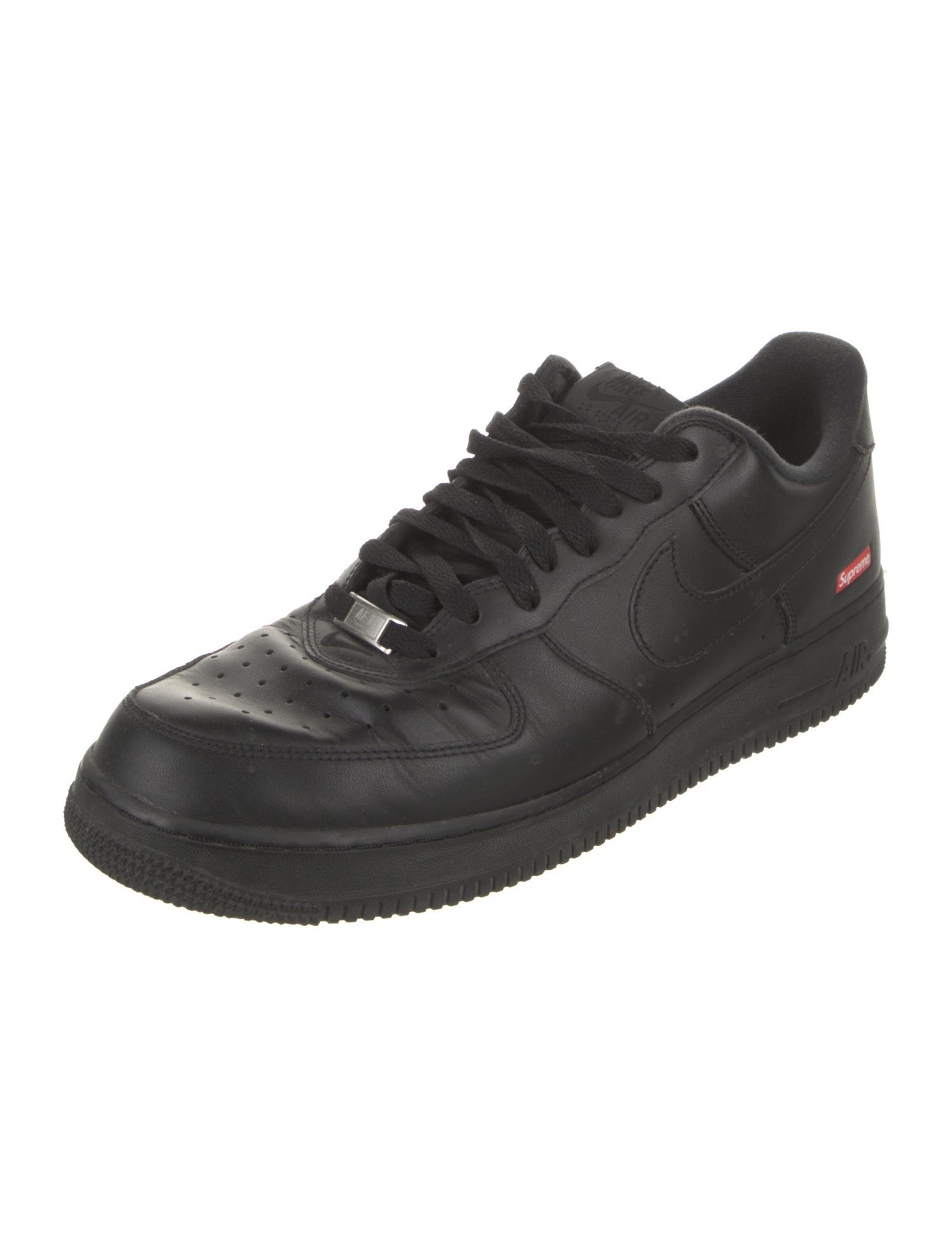 Supreme x Nike Air Force 1 Low Black Sneakers