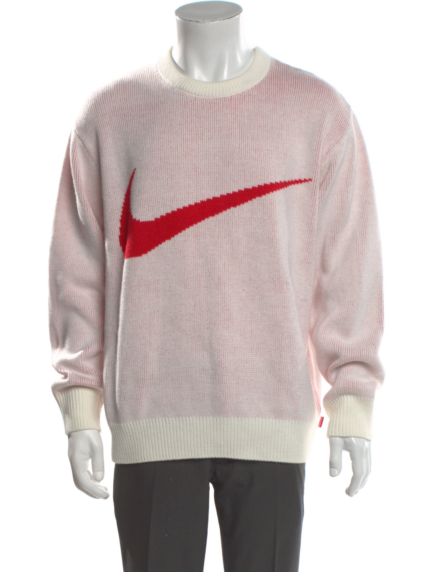 Supreme x Nike Graphic Print Crew Neck Pullover