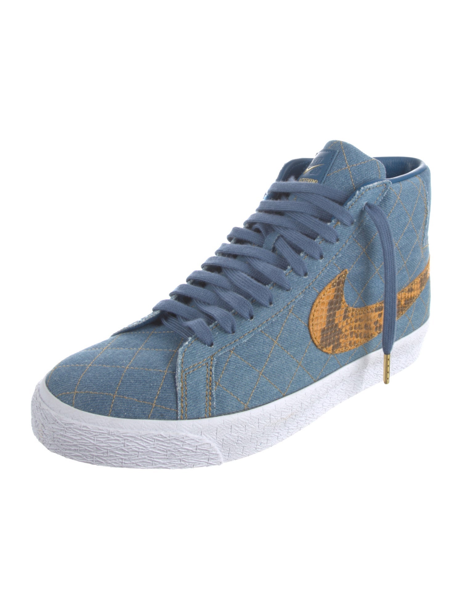 Supreme x Nike SB Blazer Mid QS Supreme Denim Sneakers