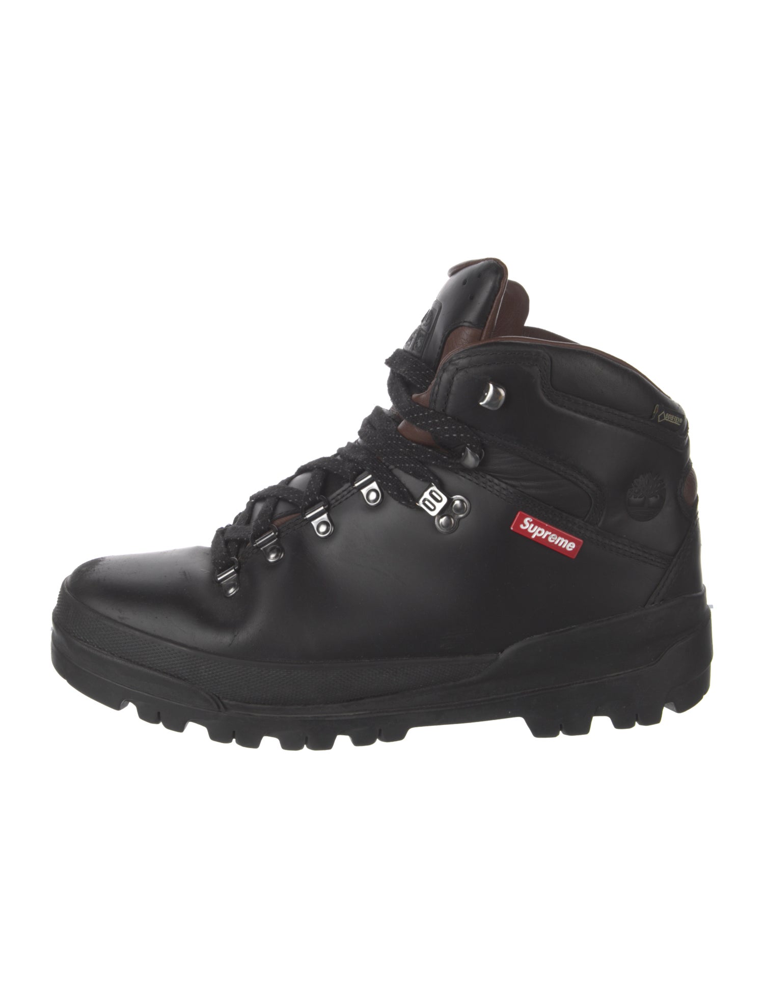 Supreme x Timberland Leather Hiking Boots