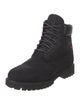Supreme x Timberland 2023 6" Premium Waterproof Boot Diamond Plate Black Combat Boots
