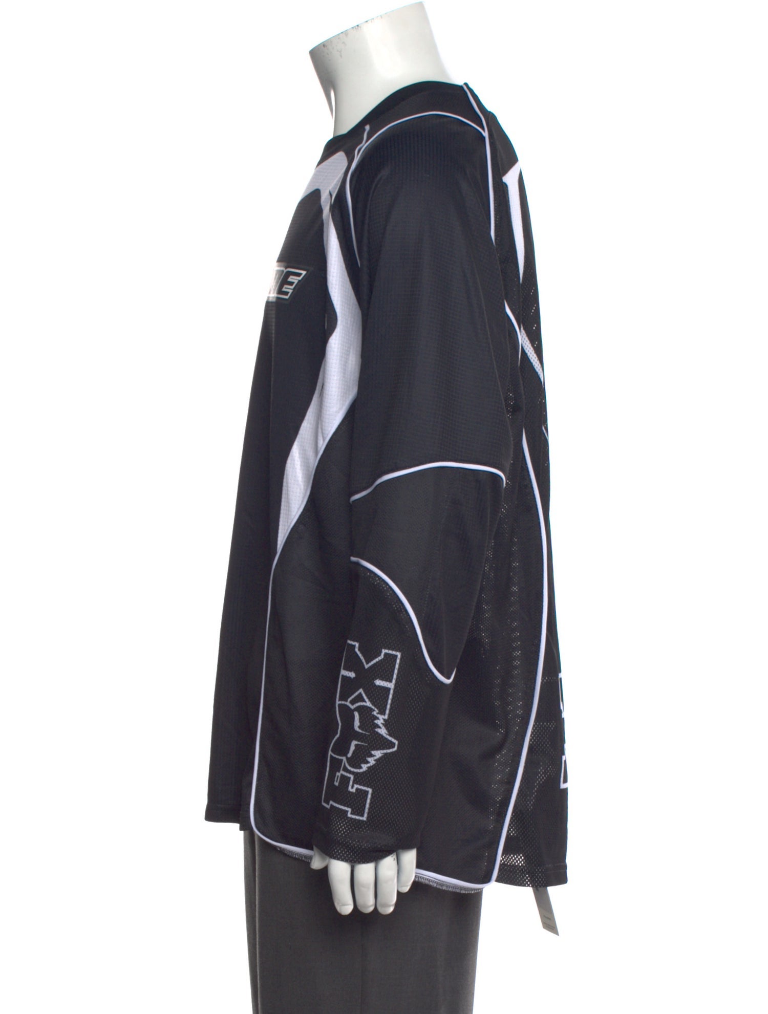 Supreme x Fox Graphic Print V-Neck Henley