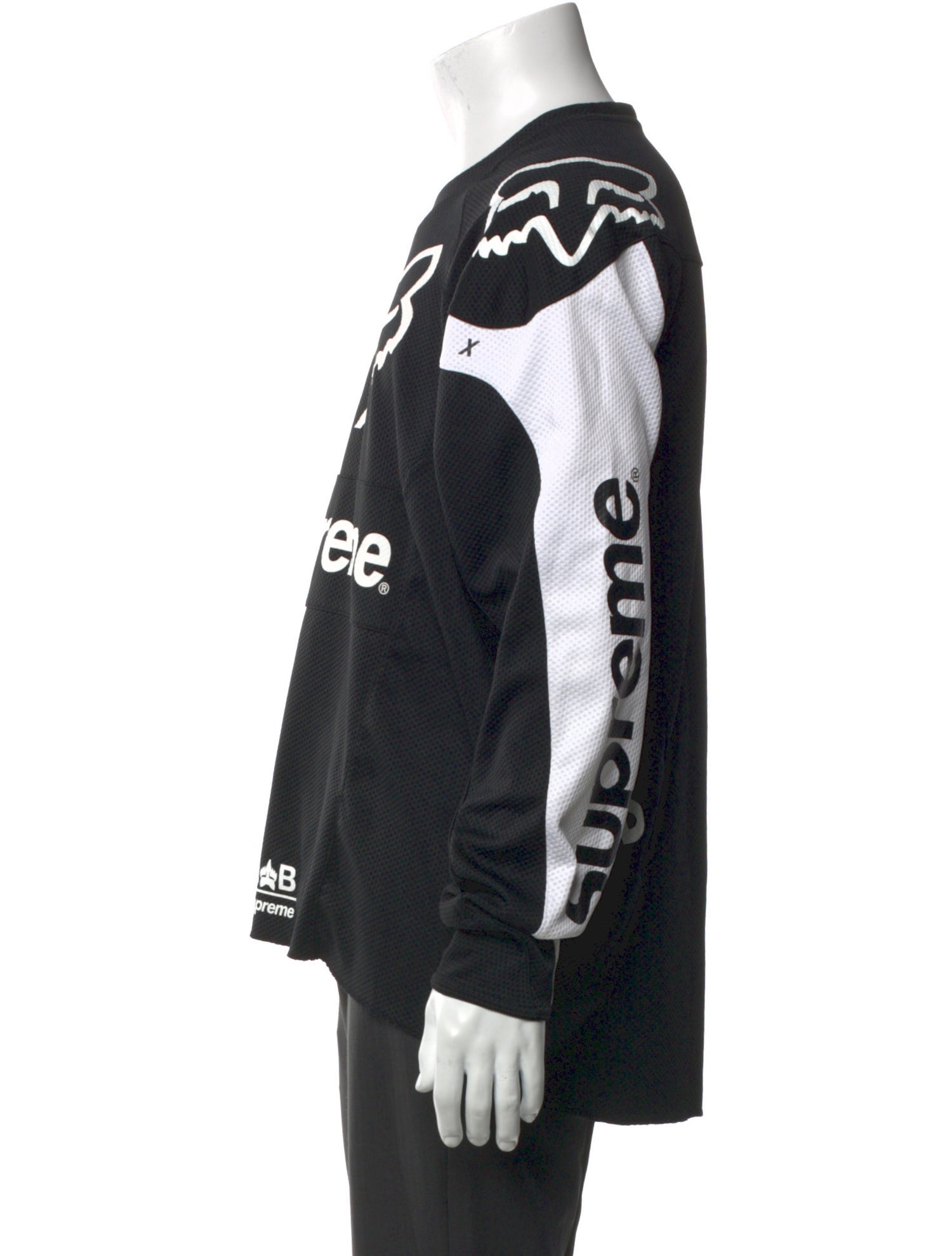 Supreme x Fox Graphic Print Crew Neck T-Shirt