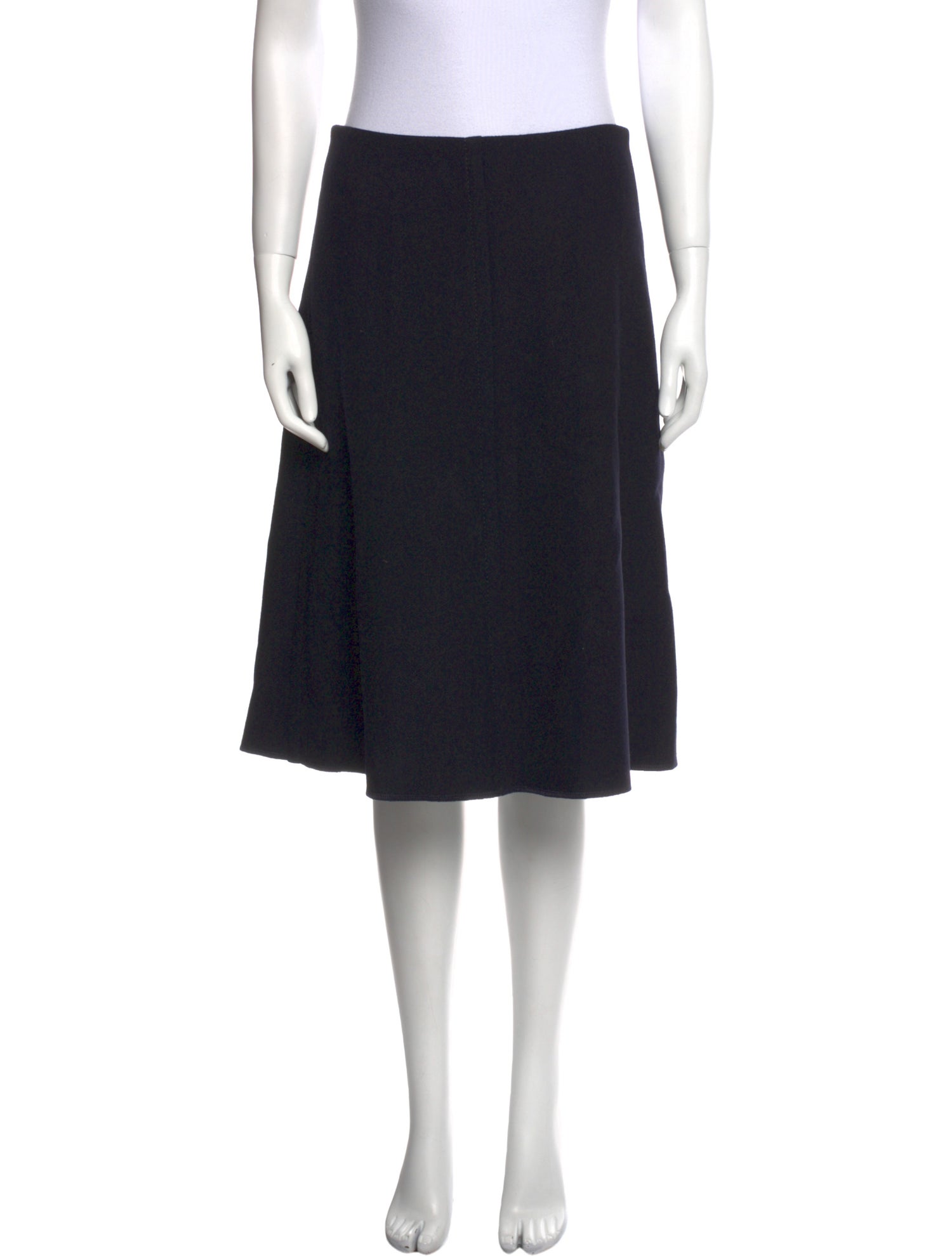 Susanne Bommer Wool Knee-Length Skirt