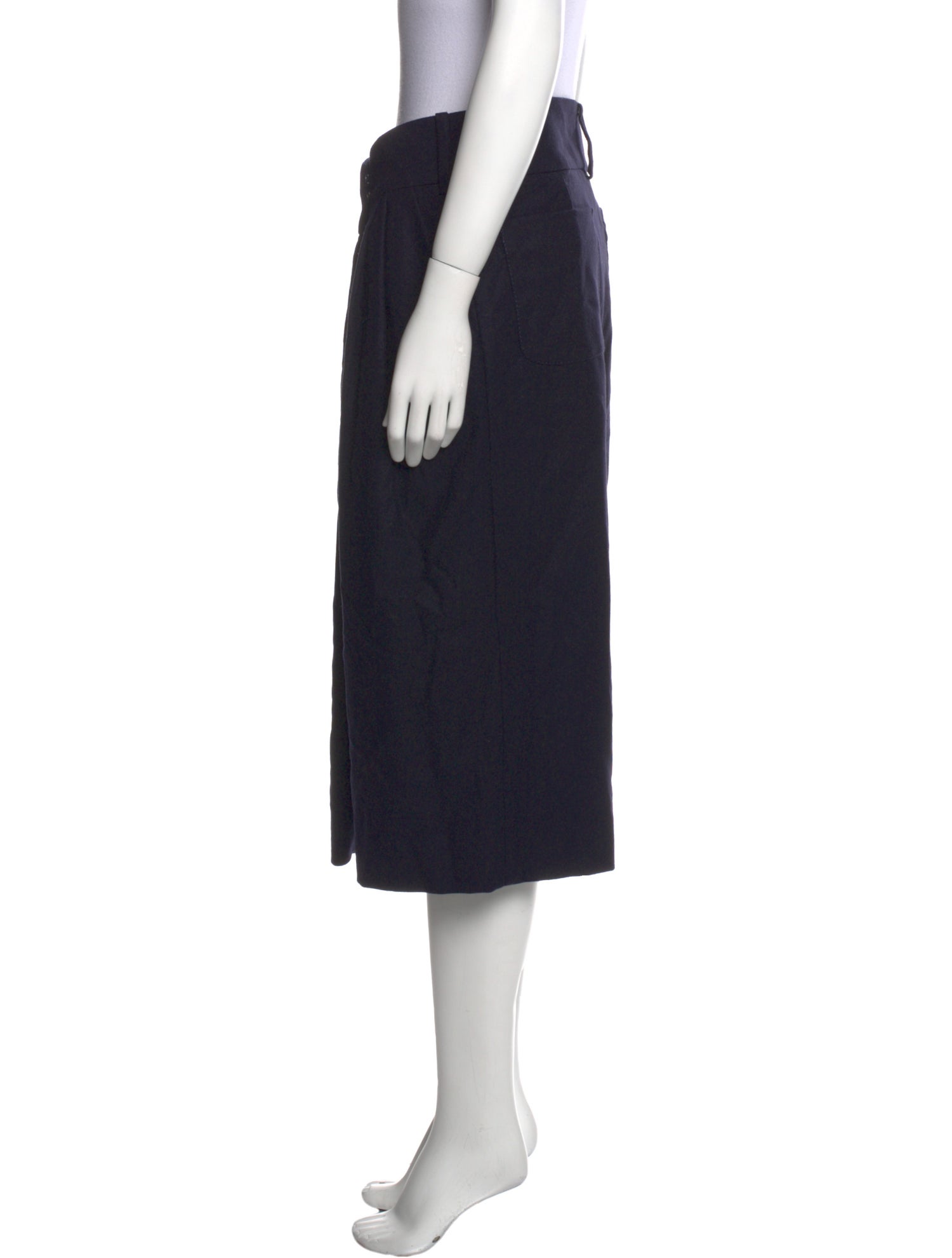 Susanne Bommer Wool Midi Length Skirt