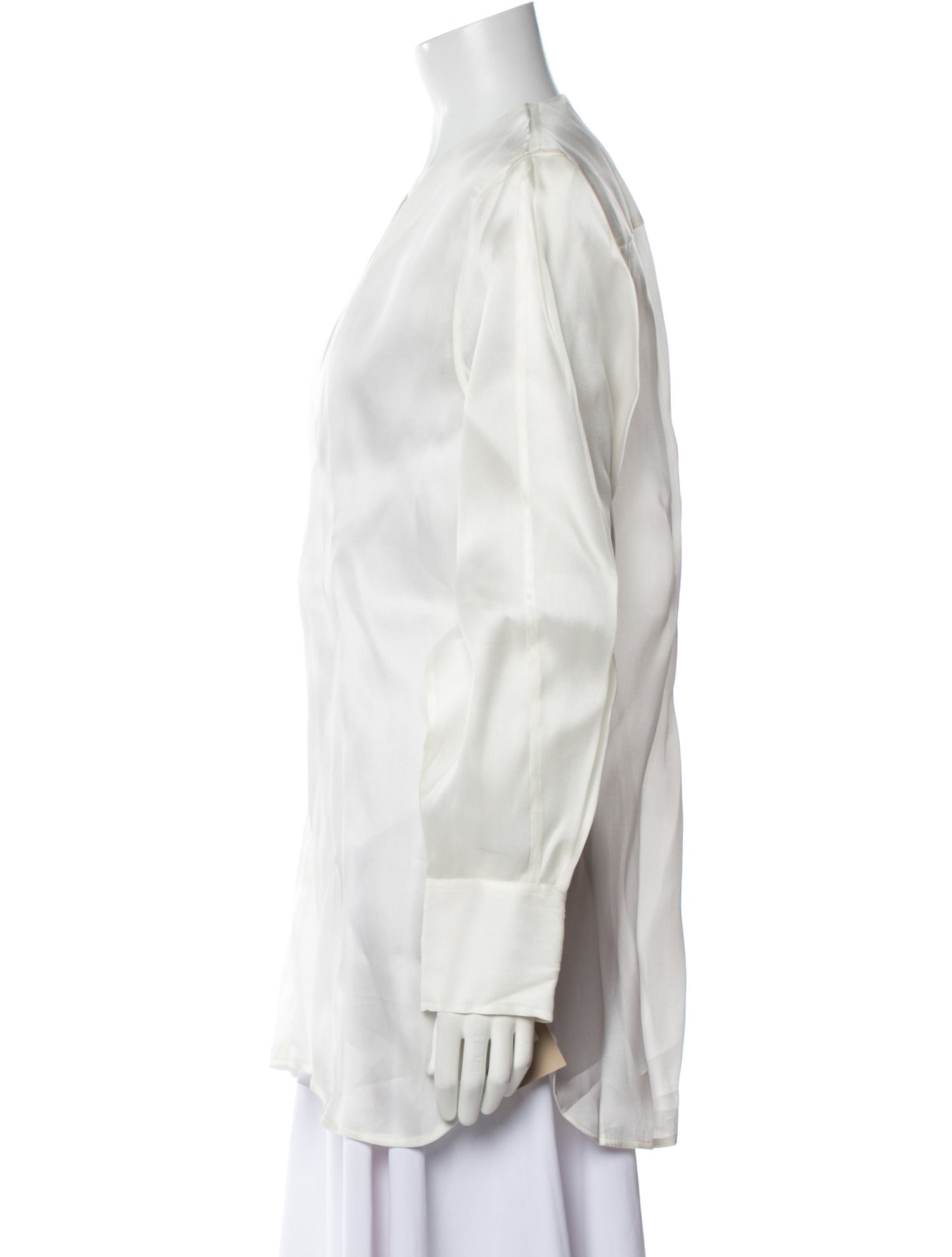 Subtle Studios Silk V-Neck Tunic w/ Tags