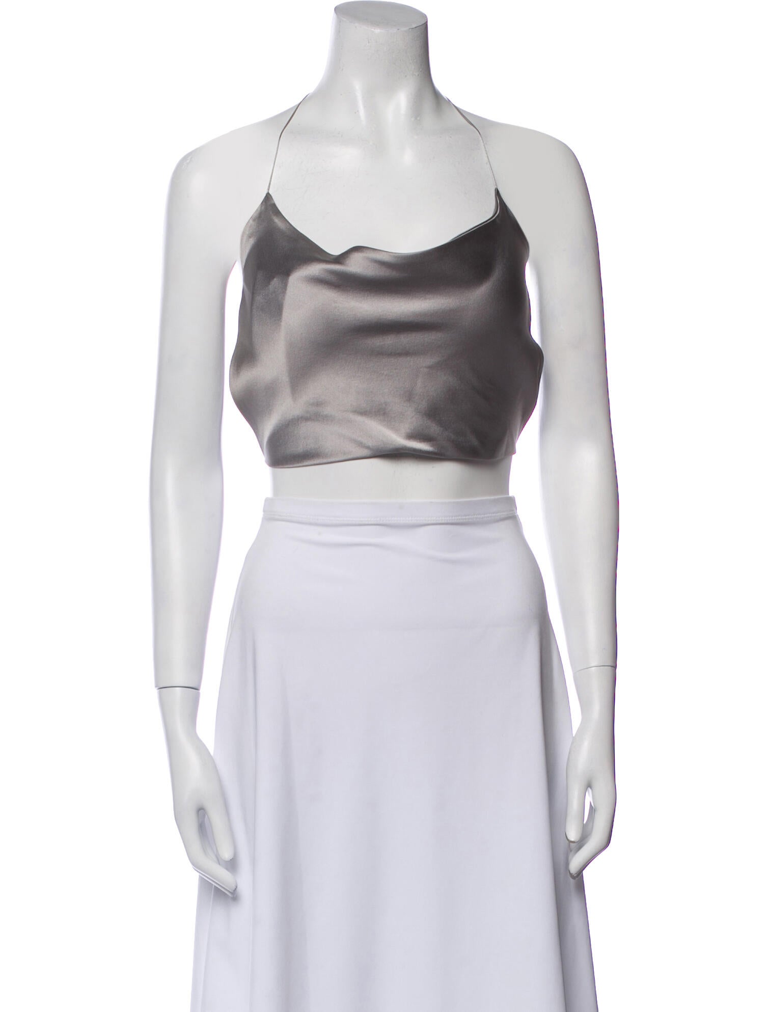 SUBSURFACE Halterneck Sleeveless Crop Top
